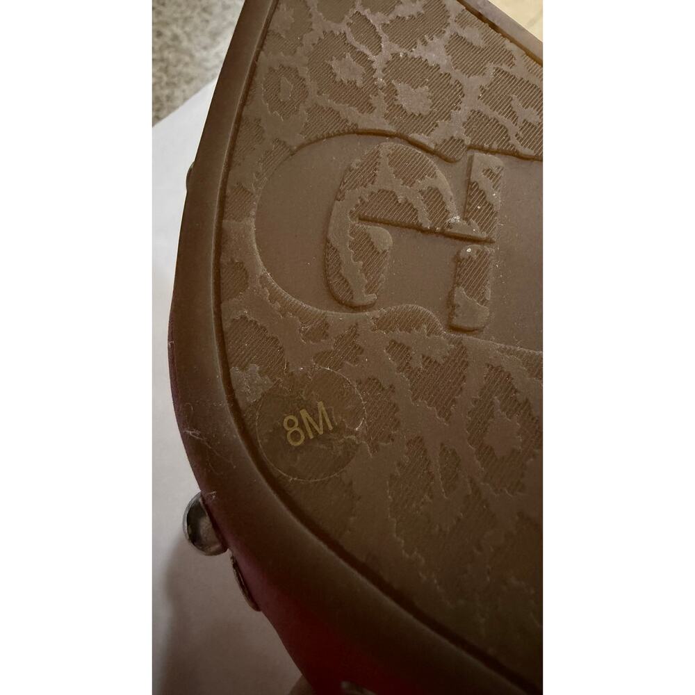 GB Office Siren Leather Grommet&Stud Kitten Heel Slingback Women’s Sz8 NWOB $130 - Picture 8 of 8